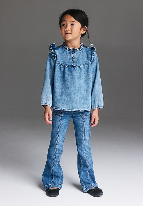 H&M - Superstretch flared leg jeans - blue