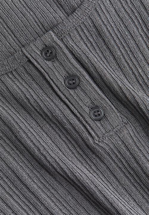 H&M - Ribbed jersey dress - dark grey