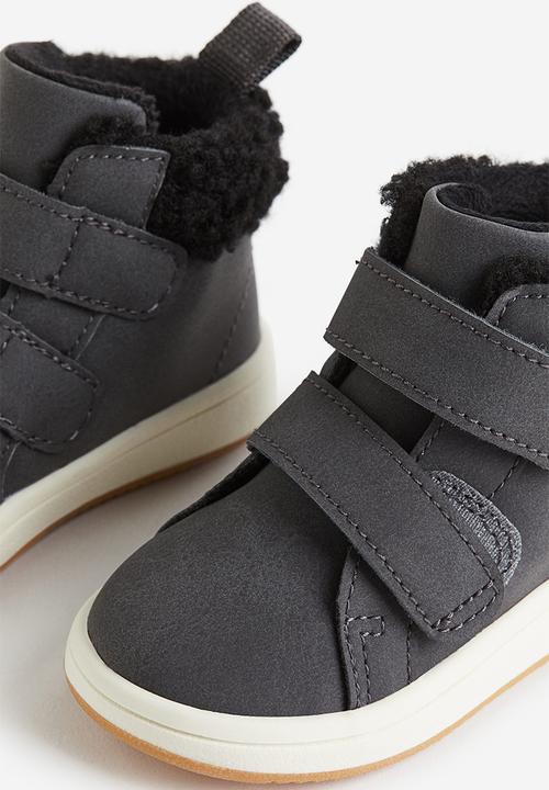 H&M - Warm-lined hi-top trainers - grey