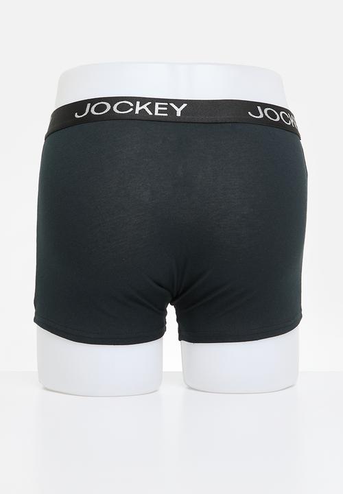 Jockey - 3 Pack value pouch trunk  - Ocean Cavern/Deep Sangria/Black