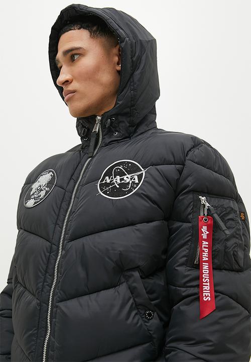 Alpha Industries - Hooded puffer voyager - black