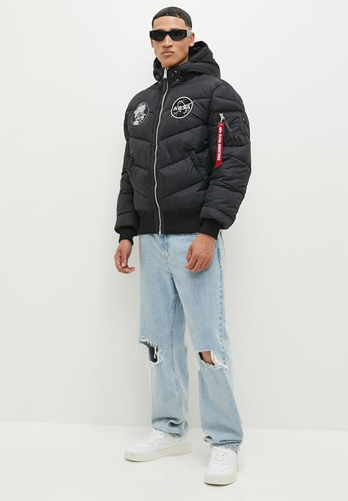 Alpha Industries - Hooded puffer voyager - black