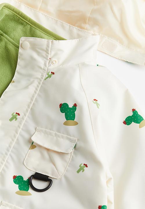 H&M - Water-repellent 3-in-1-jacket - white multi 