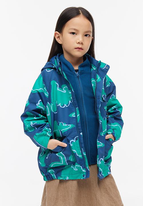 H&M - Water-repellent 3-in-1-jacket - blue multi 