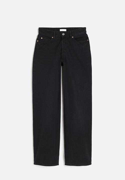 H&M - Wide regular jeans - black