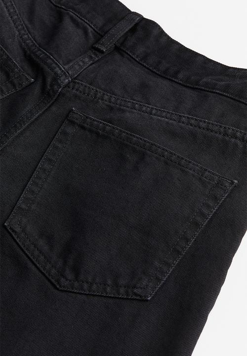 H&M - Wide regular jeans - black