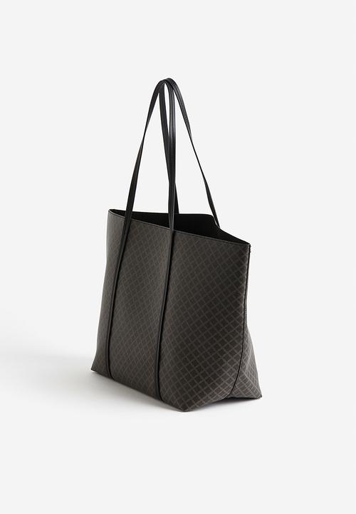 H&M - Shopper - brown patterned