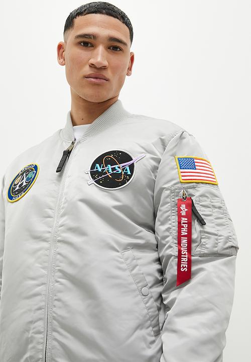 Alpha Industries - Ma-1 vf nasa - pastel grey