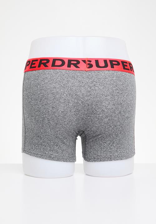 Superdry. - Boxer 2-Pack - Karst Black Mega Grit