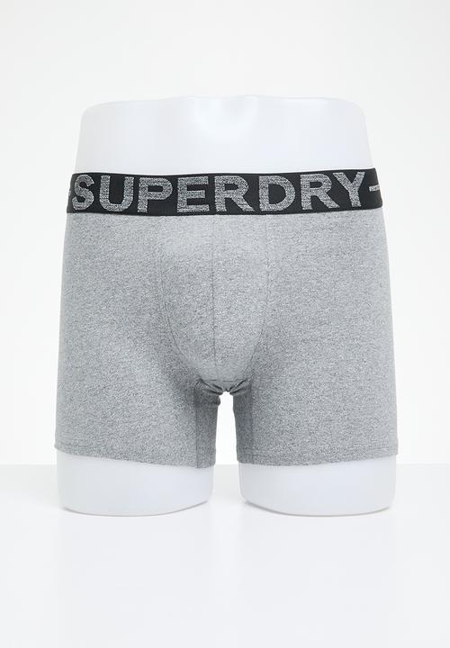 Superdry. - Boxer 3-Pack - Grey & Dark Grey