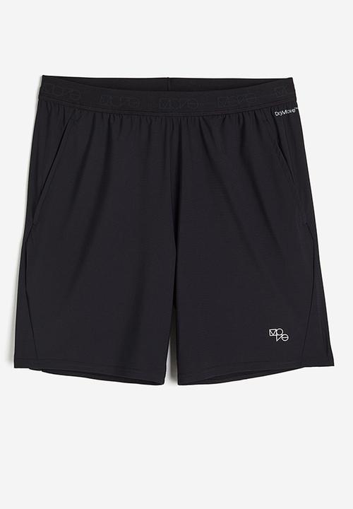H&M - Drymove™ training shorts in 4-way stretch - black