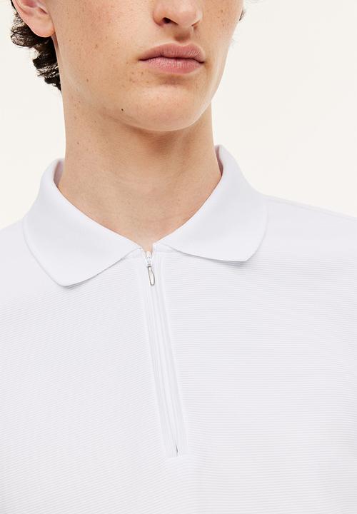 H&M - Slim fit polo shirt - white