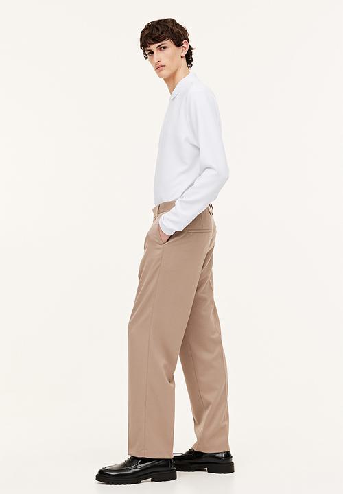 H&M - Slim fit polo shirt - white