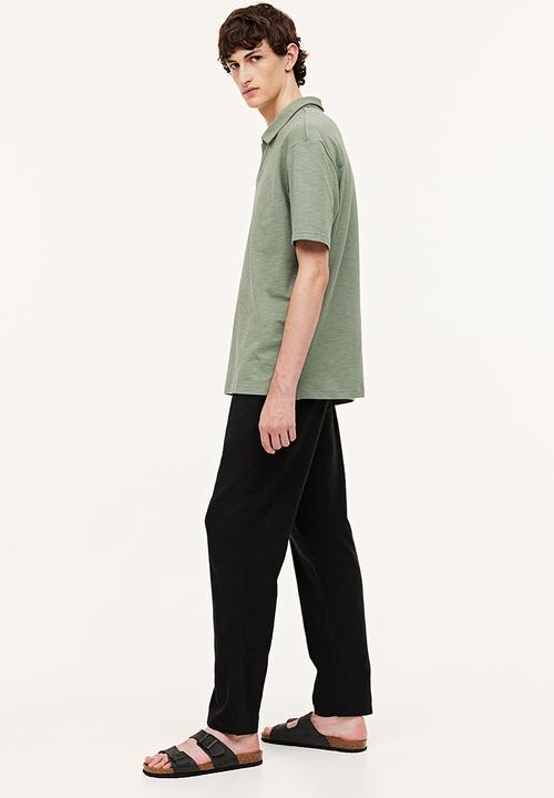 H&M - Relaxed fit polo shirt - green