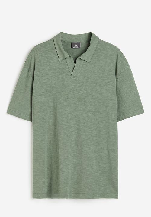 H&M - Relaxed fit polo shirt - green