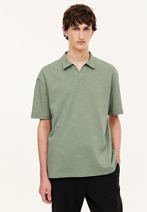H&M - Relaxed fit polo shirt - green