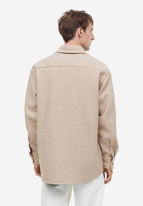 H&M - Loose fit overshirt - beige