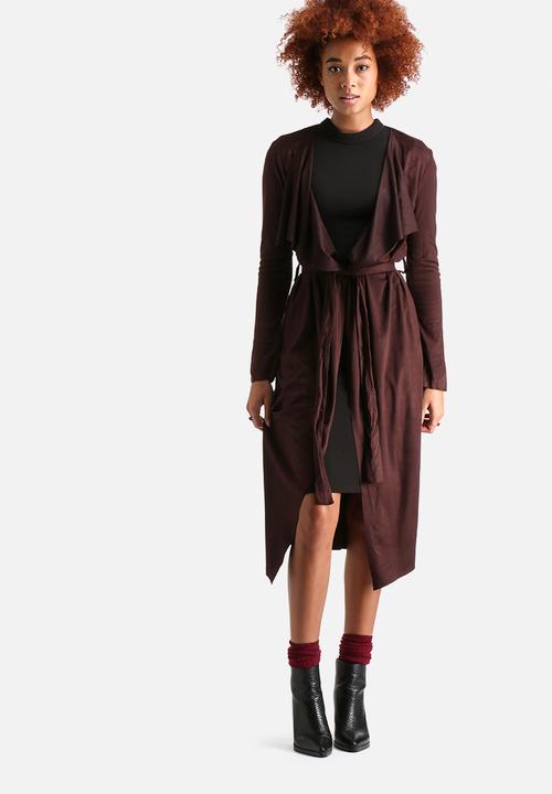 AX Paris - Suede Waterfall Jacket