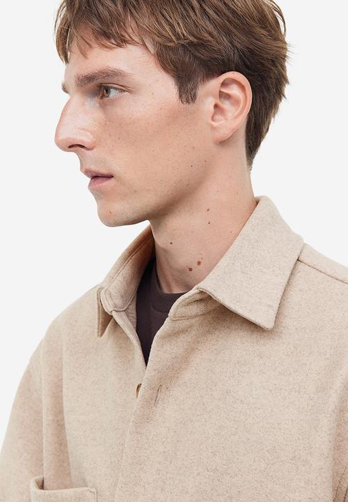 H&M - Loose fit overshirt - beige