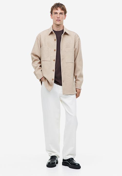 H&M - Loose fit overshirt - beige