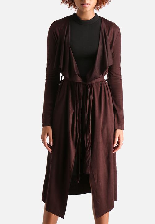 AX Paris - Suede Waterfall Jacket
