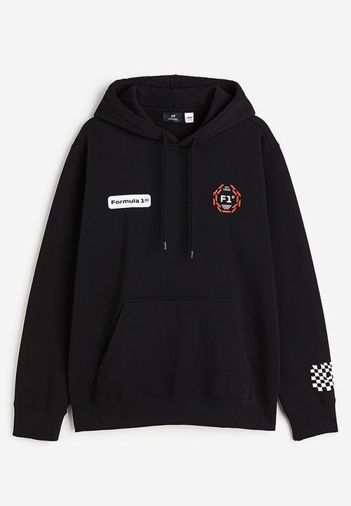 H&M - Regular fit hoodie - black