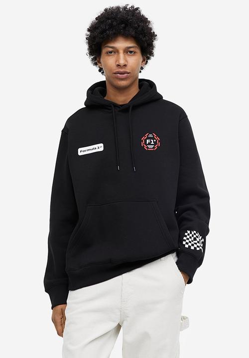 H&M - Regular fit hoodie - black