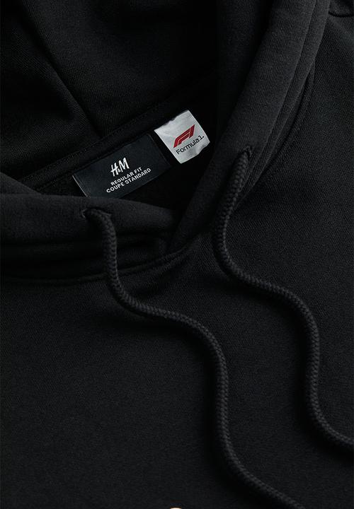H&M - Regular fit hoodie - black