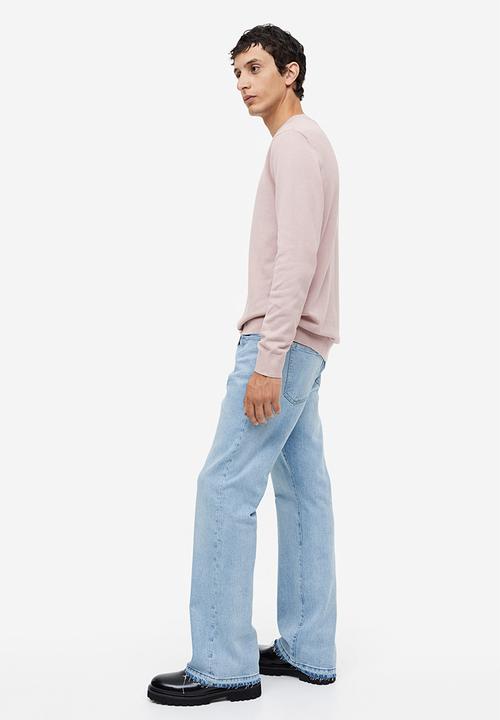 H&M - Slim fit fine-knit cotton jumper - pink