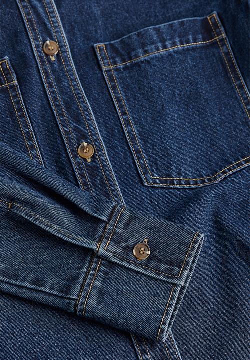H&M - Denim shirt - blue