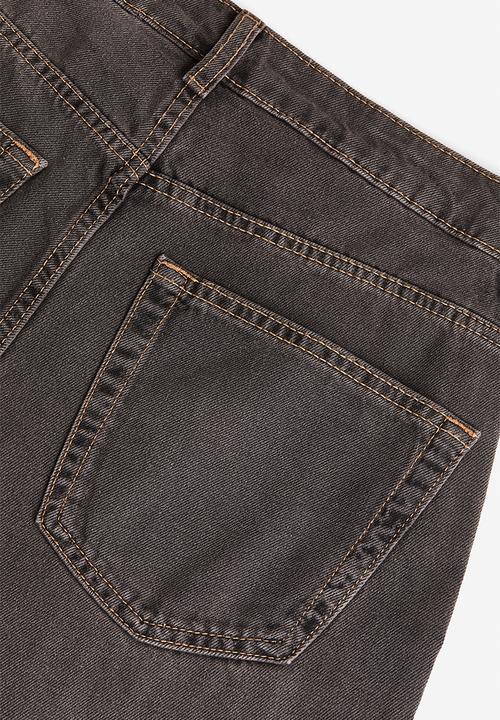 H&M - 90s baggy high jeans - brown