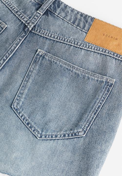 H&M - Feather soft denim shorts - blue