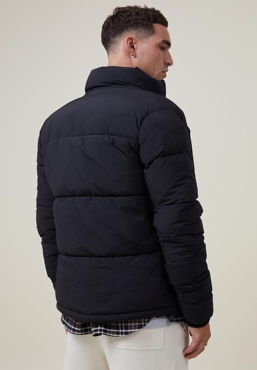 Cotton On - Recycled puffer jacket - black
