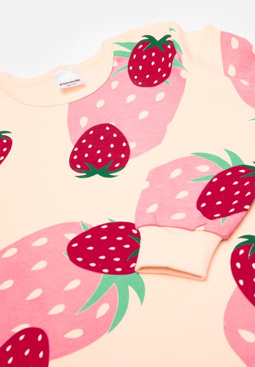 Pop Candy - Strawberry print pj set - pink