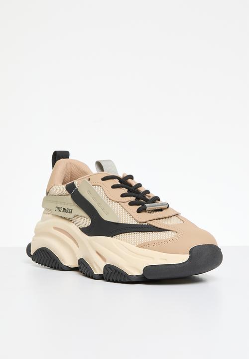Steve Madden - Possession-e chunky sneaker - khaki & black