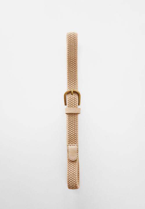 MANGO - Belt henryc - sand
