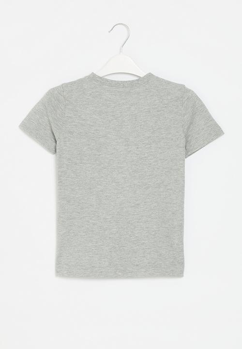 Nike - Nike brandmark square basic tee - dk grey heather