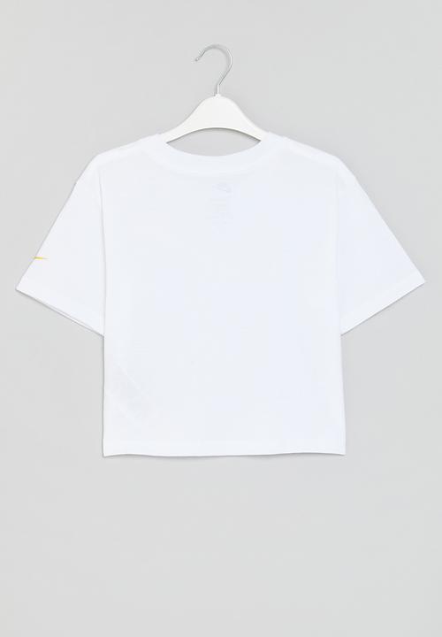 Nike - Nike swoosh varsity outline tee - white