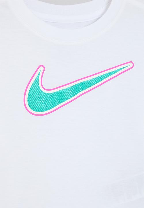 Nike - Nike swoosh varsity outline tee - white