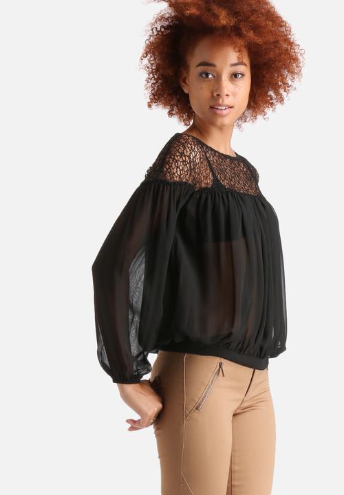 AX Paris - Sheer Crochet Top