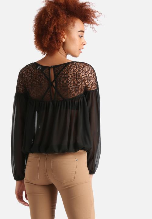 AX Paris - Sheer Crochet Top