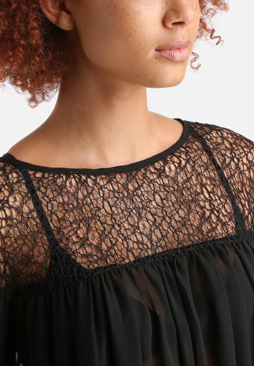 AX Paris - Sheer Crochet Top
