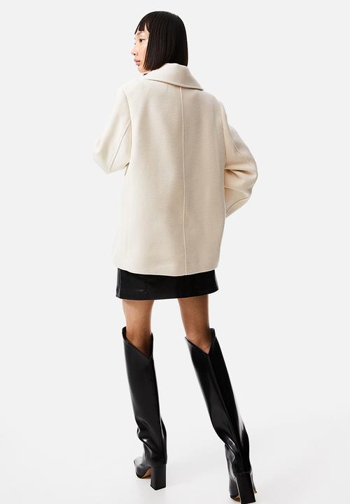H&M - Double-breasted jacket - white