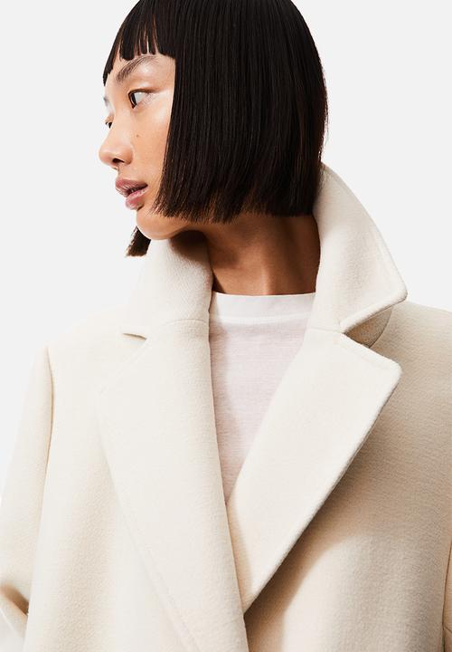 H&M - Double-breasted jacket - white