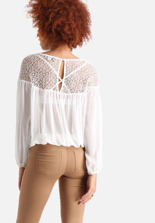 AX Paris - Sheer Crochet Top