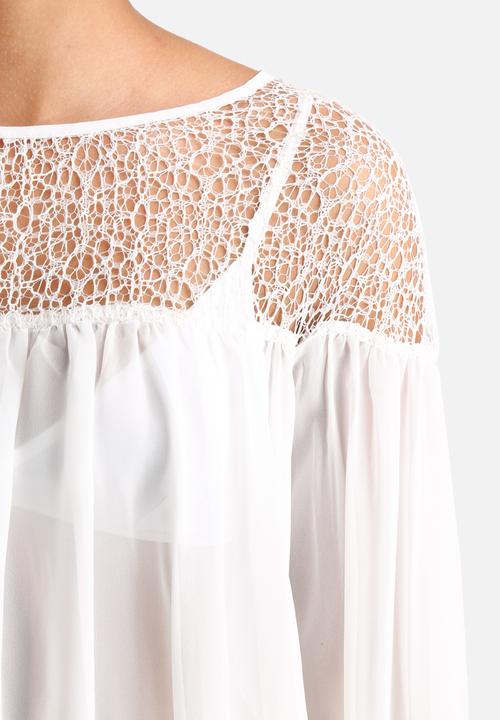 AX Paris - Sheer Crochet Top