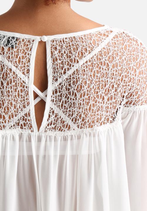AX Paris - Sheer Crochet Top