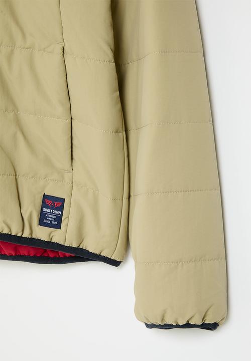 SOVIET - Quilted fashion jacket - stone