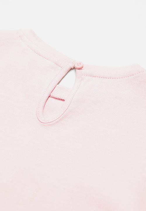 MANGO - T-shirt hug - mauve