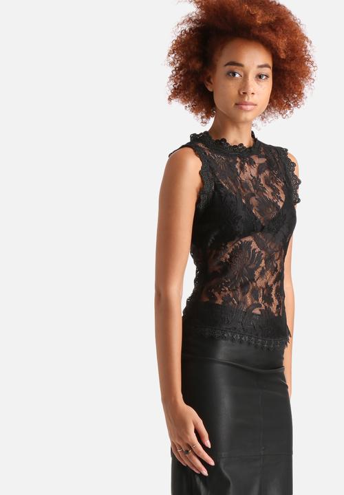 AX Paris - Crocheted Lace Top